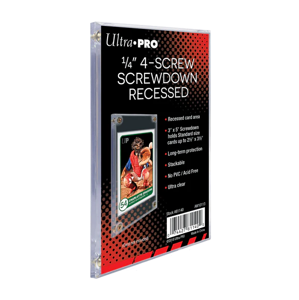 Ultra Pro (UP) - 1/4" 4-Screw Screwdown Recessed Holder