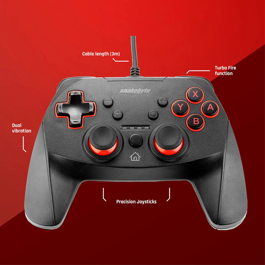 SNAKEBYTE - Nintendo Switch - Controller / Game:Pad S - schwarz