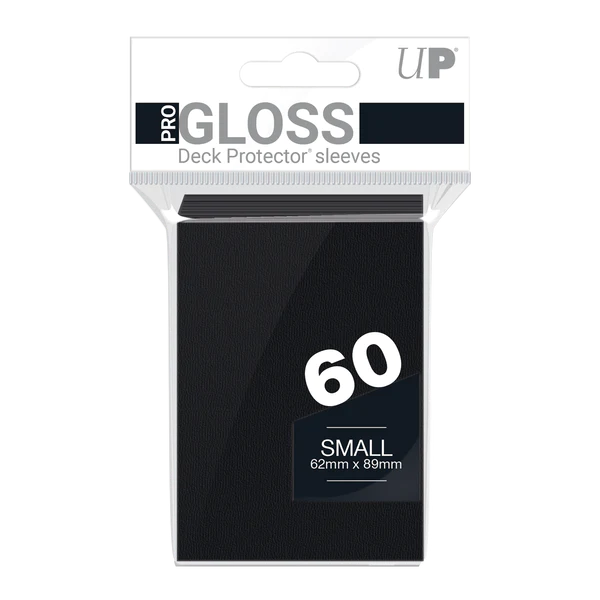 Ultra Pro (UP) - PRO-Gloss Small Deck Protector Sleeves (60ct) - Black