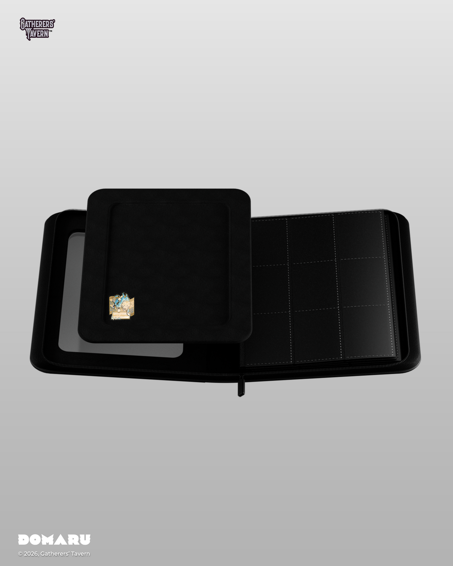 Gatherers' Tavern - DOMARU 9-Pocket DECO PIN BINDER: Sacred Beasts: White Arbiter