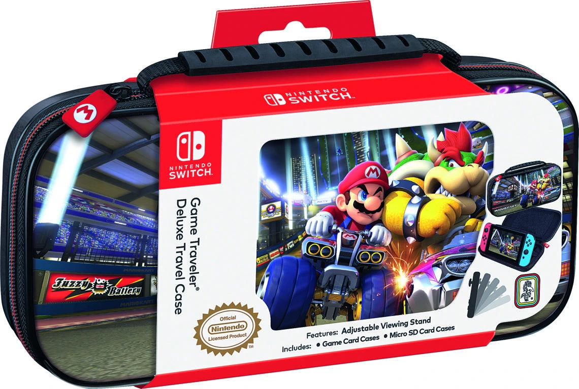 BIGBEN - Nintendo Switch - Transporttasche für die Nintendo Switch™ und Nintendo Switch Lite™ - Mehrfarbig / Mario Kart - NNS50B