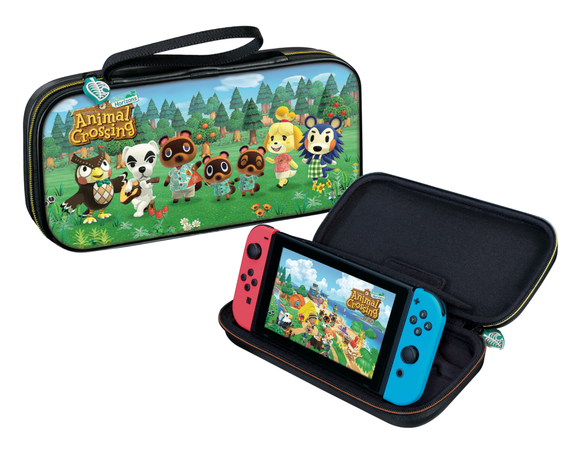 BIGBEN - Nintendo Switch - Deluxe Transporttasche - Mehrfarbig / Animal Crossing - NNS39AC