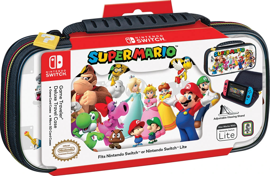 BIGBEN - Nintendo Switch - Transporttasche für die Nintendo Switch™ und Nintendo Switch Lite™ - Mehrfarbig / Super Mario - NNS53B