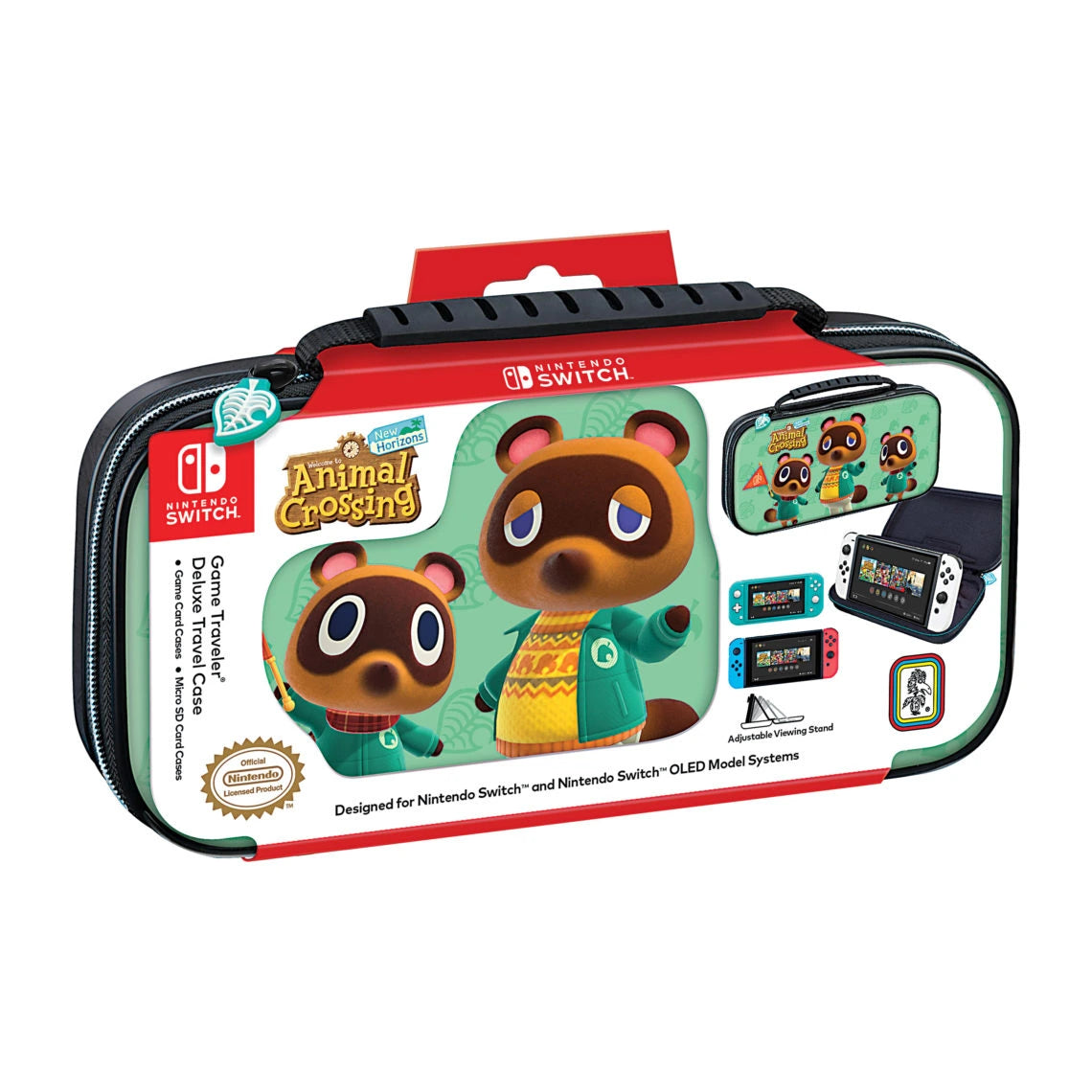 BIGBEN - Nintendo Switch - Transporttasche für die Nintendo Switch™ und Nintendo Switch Lite™ - Mehrfarbig / Animal Crossing: New Horizons - NNS34AC