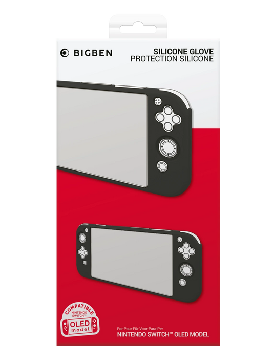 BIGBEN - Nintendo Switch - Silicon Glove / Silikonhülle - OLED - schwar