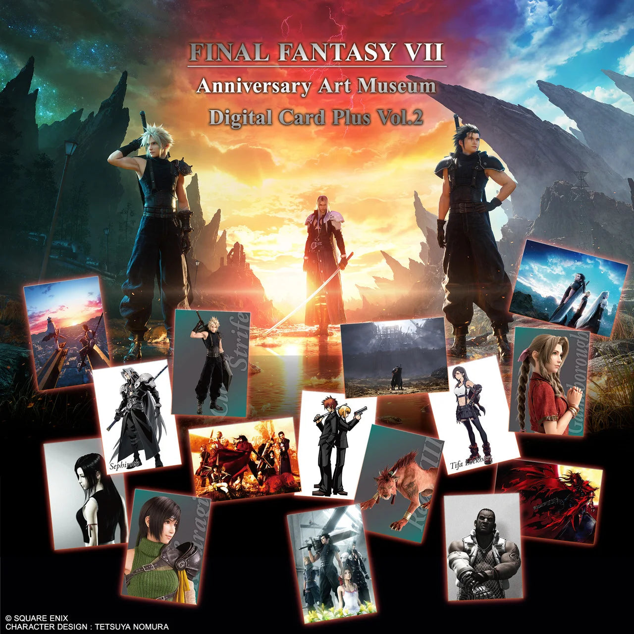 Final Fantasy TCG - Final Fantasy VII Anniversary Art Museum Digital Card Plus Vol. 2 - Display (20 Packs) - EN