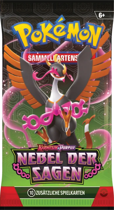 Pokémon (PKM) - Karmesin & Purpur 6.5 - Nebel der Sagen - Elite | Top Trainer Box - DE