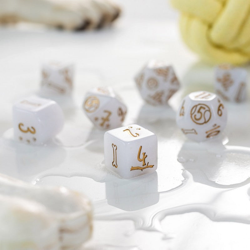 Q Workshop - DOGS: Charlie 7pc RPG Dice Set