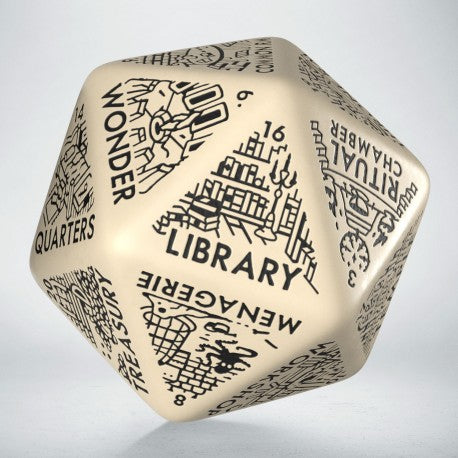 Q Workshop - Dungeon Generator Die: Beige&Black