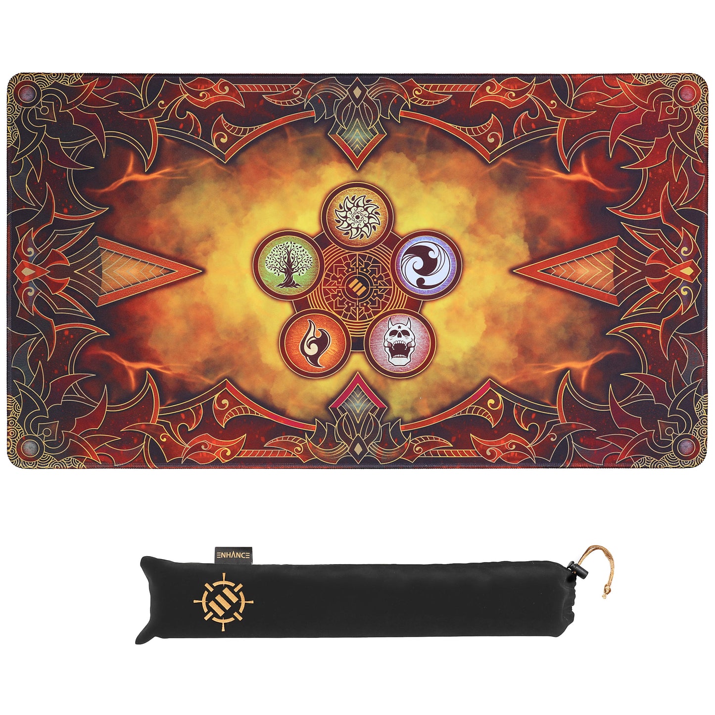 ENHANCE - TCG Playmat: Flames