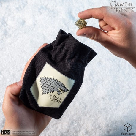 Q Workshop - Game of Thrones: Stark Dice Pouch