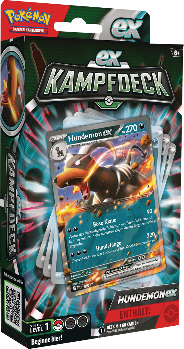 Pokémon (PKM) - Kampfdeck - Hundemon-ex - DE
