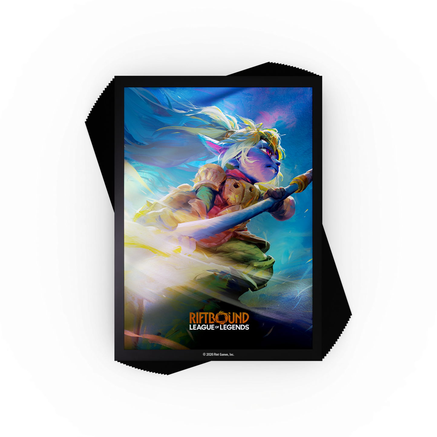 Riftbound: League of Legends TCG - Unleashed Art Sleeves: Poppy, Keeper of the Hammer (100 Sleeves)