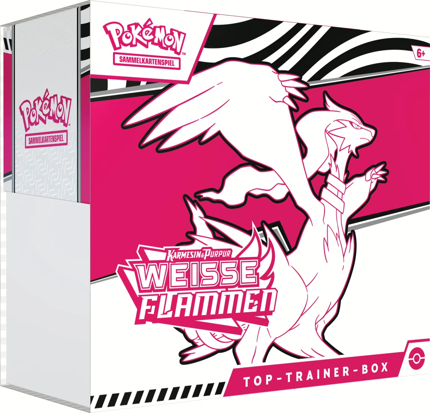 Pokémon (PKM) - Karmesin & Purpur 10.5 - Weiße Flammen - Elite | Top Trainer Box - DE