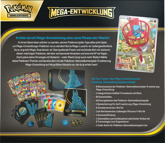 Pokémon (PKM) - Mega-Entwicklung 01 - Lucario - Elite | Top Trainer Box - DE