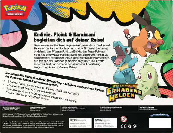 Pokémon (PKM) - Erhabene Helden (ME02.5) - Deluxe-Pin-Kollektion - DE