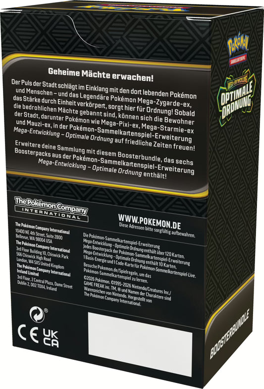 Pokémon (PKM) - Optimale Ordnung (ME03) - Boosterbundle - DE
