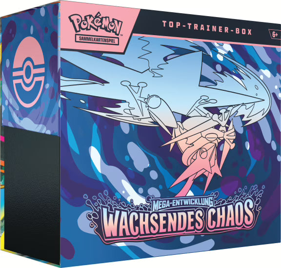 Pokémon (PKM) - Mega-Entwicklung - Wachsendes Chaos! (ME04) - Top-Trainer-Box - DE