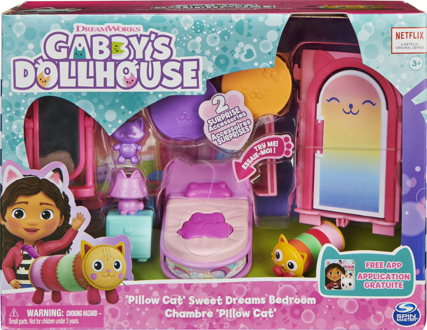 Gabby's Dollhouse - Deluxe Room Pillow Cats Schlafzimmer