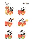 Panda Roll Blind Box Figuren Sortiment Dragon Boat Racing 10 cm (4)