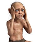 Herr der Ringe Actionfigur 1/6 Sméagol 20 cm