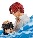 One Piece Ichibansho PVC-Figur Shanks & Luffy (Red Hair Pirates) 15 cm
