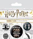 Harry Potter Ansteck-Buttons 5er-Pack Symbole