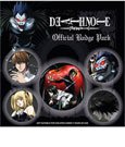 Death Note Ansteck-Buttons 5er-Pack Characters