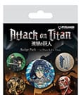 Attack on Titan Ansteck-Buttons 5er-Pack Season 4