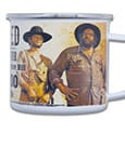 Bud Spencer & Terence Hill Emaille Tasse Wanted