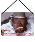 Bud Spencer Blechschild Bohnen 16,5 x 11,5 cm