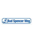 Bud Spencer Blechschild Bud Spencer Weg 46 x 10 cm