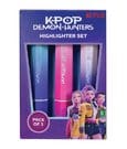 KPop Demon Hunters Textmarker 3er-Pack Huntr/x
