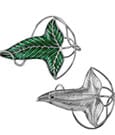 Herr der Ringe Brosche Elven Brooch