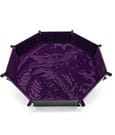 CritStones Faltbarer Würfelteller Dragon Skin XL Edition Purple