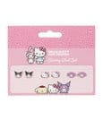 Sanrio Ohrstecker-Set Hello Kitty, Kuromi und My Melody