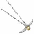 Harry Potter Halskette & Anhänger Der Goldene Schnatz (versilbert)