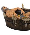 The Witcher 3 Wild Hunt Statue Geralt in der Badewanne 9 cm