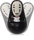 Chihiros Reise ins Zauberland Figur mit rundem Boden No Face's coffe time 6 cm