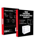 Evoretro Box Display Case für Figuren Stapelbar