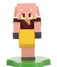Minecraft Cable Guys Mini Lade-Halter Piglin Guys Holdems 11cm