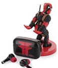 Marvel Holdems Mini-Halter & Kabellose Kopfhörer Deadpool mit TWS Buds 10 cm