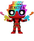Deadpool POP! Marvel Vinyl Figur 30th Birthday Glasses Deadpool 9 cm