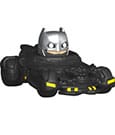 DC Comics Bitty POP! Rides Vinyl Figur Batman w/Batmobile 2,5 cm
