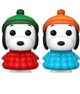 Peanuts POP! Animation Vinyl Figur Snqy in Coat w/CH 9 cm Sortiment (6)