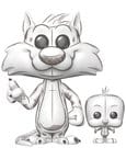 Looney Tunes POP!&Buddy Animation Vinyl Figur Sylvester&Tweety 9 cm
