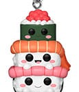 Kawaii Foodies Pocket POP! Vinyl Schlüsselanhänger 4 cm Sushi Stack Display (12)