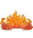 Fire POP! Elements Vinyl Figur Red 5 cm