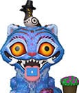 KPop Demon Hunters POP! Animation Vinyl Figur Tiger w/Bird 9 cm