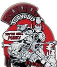 2000 AD Ansteck-Pin Judge Dredd You're Next Punk Limited Edition
